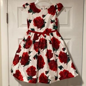 Gymboree Rose Print Dressed Up Crinoline Dress